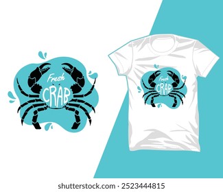 Fresh Crab t shirt design