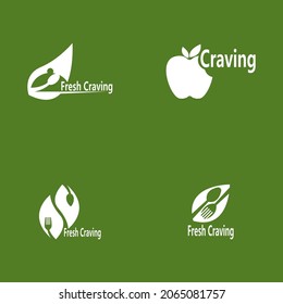 Fresh craving food icon and symbol vector illustration