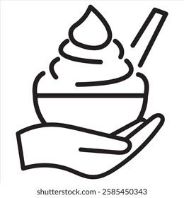 Fresh and creamy ice cream ready to taste! This handmade ice cream is served with care to the customers. Each scoop has the perfect flavor, making hot summer days even sweeter.