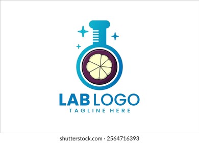 Fresh and creative fusion of lab and mangosteen, perfect for innovative branding