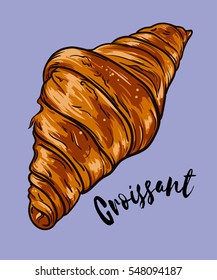 Fresh croissant 