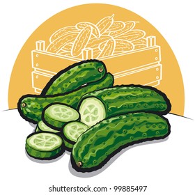 fresh cucumbers