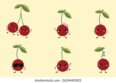 Fresh And Cute Cherry Fruit Collections