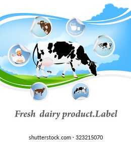 Fresh dairy product.Label