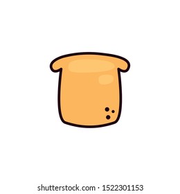 fresh and delicious bakery bread vector illustration design