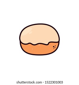 fresh and delicious bakery donut vector illustration design