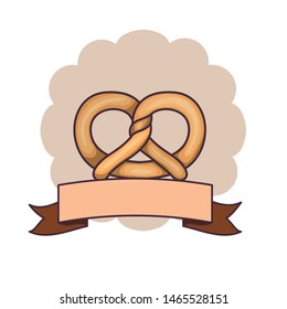 fresh and delicious bread pretzel
