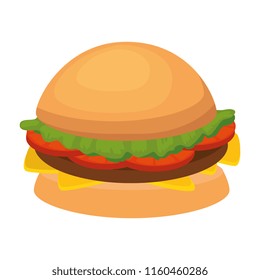 fresh and delicious burger