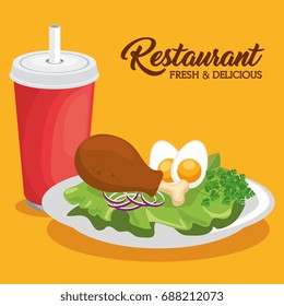 fresh and delicious lunch 