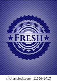 Fresh with denim texture