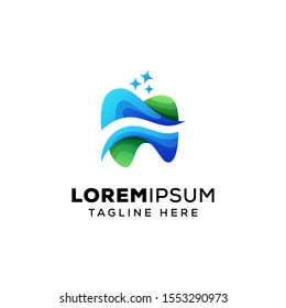 fresh dental logo template for your company