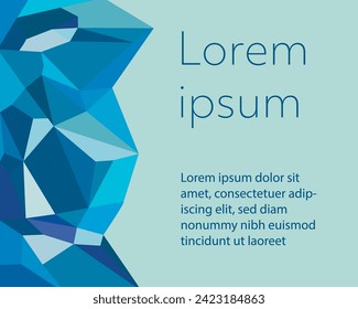Fresh and Depth: The abstract banner background, playing with shades of blue on a harmonious blue background, is designed to attract attention with the perfect space for your text and inspire dreams.