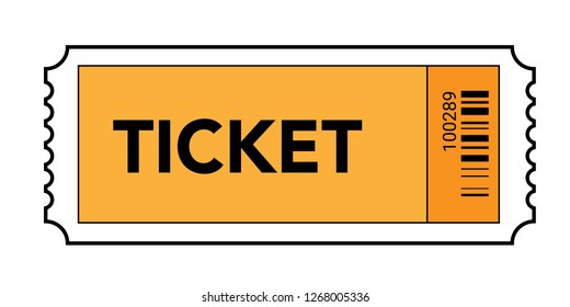 Fresh design Ticket Vector template for invitation, event, concert, music festival, movie festival, show, performance, etc.