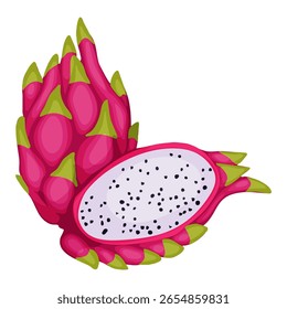 Fruta do Dragão Fresco Delícia Tropical Exótica com Polpa Semeada