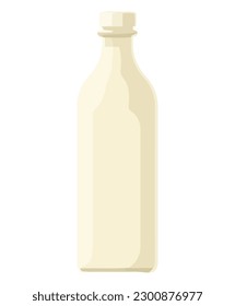 Fresh drink container over white
