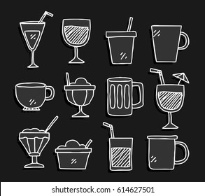 fresh drink doodle set