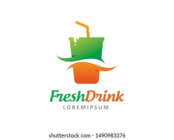 Fresh Drink logo symbol or icon template