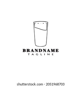 fresh drink logo template icon design modern isolated vector illustration