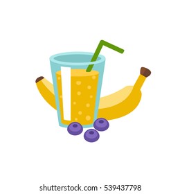 Fresh drink vector illustration.