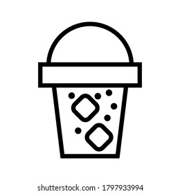Fresh drinks icon or logo isolated sign symbol vector illustration - high quality black style vector icons
