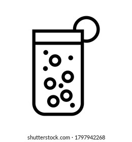 Fresh drinks icon or logo isolated sign symbol vector illustration - high quality black style vector icons
