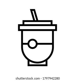 Fresh drinks icon or logo isolated sign symbol vector illustration - high quality black style vector icons
