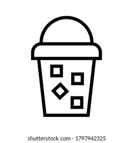 Fresh drinks icon or logo isolated sign symbol vector illustration - high quality black style vector icons
