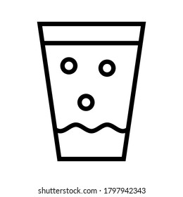 Fresh drinks icon or logo isolated sign symbol vector illustration - high quality black style vector icons

