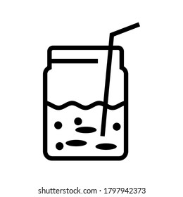 Fresh drinks icon or logo isolated sign symbol vector illustration - high quality black style vector icons
