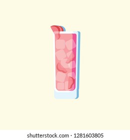 Fresh Drinks Juice Glass Icon Vector Graphic Download Template Modern