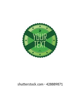 fresh eco friendly green theme label template