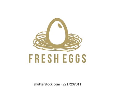 FRESH EGG FARMING LOGO DESIGN