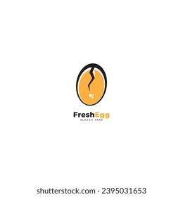 fresh egg logo icon vector template.