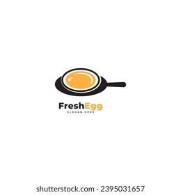 fresh egg logo icon vector template.