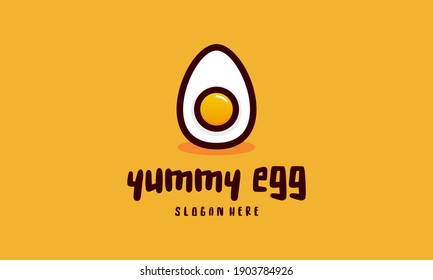 Fresh Egg Logo template designs, Yummy egg logo vector illustration