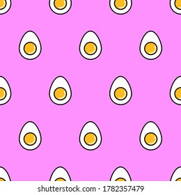 Fresh eggs background useful for texture and decoration. Clean texture for dress and prints.