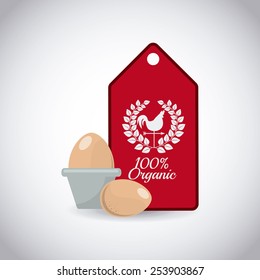 fresh eggs design, vector illustration eps10 graphic 