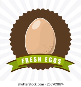 fresh eggs design, vector illustration eps10 graphic 