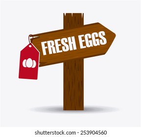 fresh eggs design, vector illustration eps10 graphic 