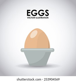 fresh eggs design, vector illustration eps10 graphic 