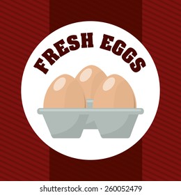 fresh eggs design, vector illustration eps10 graphic 