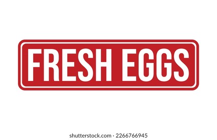 Fresh eggs Rubber Stamp Seal Vector