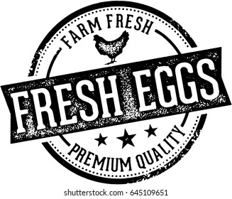 Fresh Eggs Vintage Farm Sign