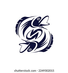 fresh and elegant fish vector. suitable for logos or pictures of fish that you sell.