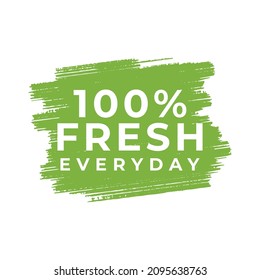 Fresh Everyday Logo Vector Template Design Illustration