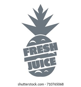Fresh exotic juice logo. Simple illustration of fresh exotic juice vector logo for web design isolated on white background
