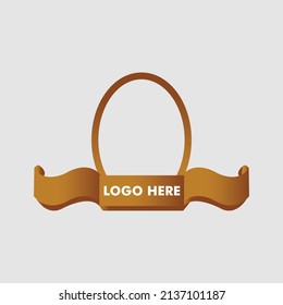Inspiración en el diseño del logotipo del huevo de granja. 