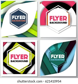 fresh fashion background flyer style Design Template,Vector Illustration
