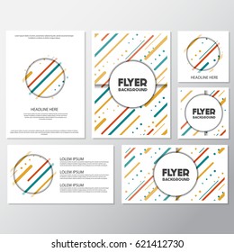 fresh fashion background flyer style background Design Template,Vector Illustration