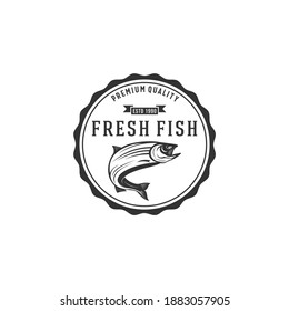 fresh fish logo for a place that sells fresh fish